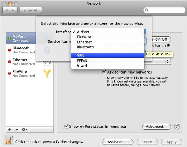 Setup VPN in Mac OS X - 6